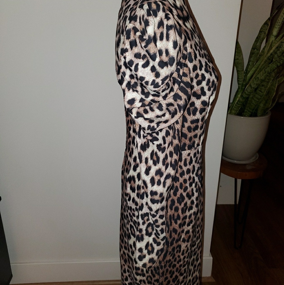 Alston Gray NWT Leopard Print Dress. - Picture 4 of 7